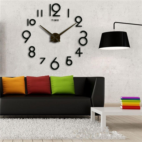 1 Set Black Clock Numerals Kit Clock Parts Digital Clock Numbers Roman Numerals Arabic Number for Replacement Repairing Clock Arabic Numerals Tool...