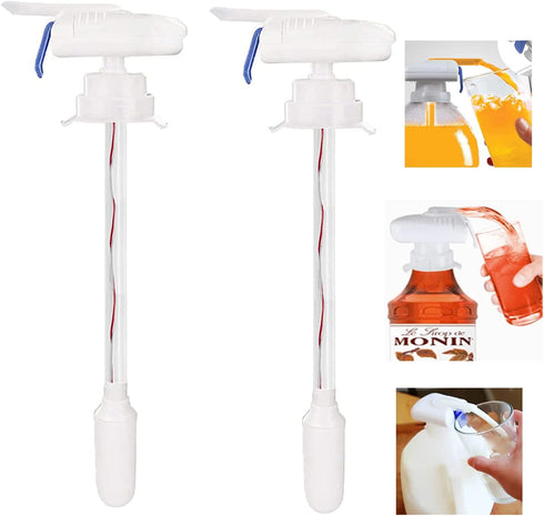 2 Pack Milk Dispenser, Automatic Drink Electric Tap for Juice Beer Beverage Dispenser Party Wedding Decoration Outdoor Home Kitchen...