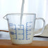 Rocaware 1 Cup Borosilicate Glass Measuring Cup with 50ML Intervals Scale New Kitchen Accessories Easy Measure Liquid Powder Milk Cups...