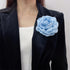 Dainty Fabric Peony Flower Brooches Pin Delicate Camellia Flower Brooch Classic for Women Wedding Party Dance Banquet Elegant Lapel Pins Dress Sui...