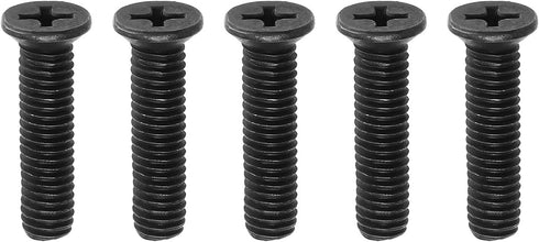 The Lord of the Tools 5PCS M6x25mm Drill Chuck Shank Adapter Screw Carbon Steel Fixing Screw Left Hand Thread for UNF Drill Chuck Shank Adapter Bl...