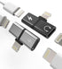 Headphone Adapter for Iphone(2pack)Adaptador para Splitter Audio and Charge Charger Dual Lightning Earphone 2 in 1 Dongle Jack Earbud Cable Compat...