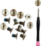 Maintenance Screws and Screwdriver for Minimalist Wallet Replacement Wallet Screws for Slim Wallet (Basic Silver)...