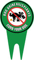 2Pack Yard Lawn Sign | Dog Urine Kils Plants Curb Your Dog Lawn Signs |Please Be Respectful Lawn Sign - Dog Signs for Yard...