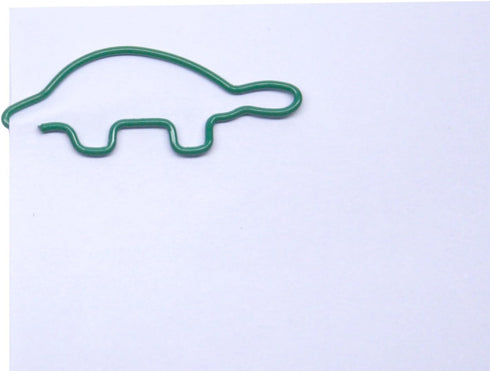 Turtle Shaped Paper Clips Great for Paper Clip Collectors or Office Gift - Comes in Round Tin with Lid and Gift Box (100 Count Green)...