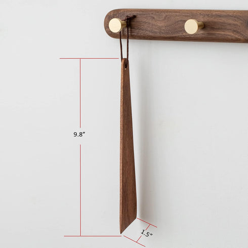 Muso Wood 9.8" Acacia Wood Spatula for Cooking, Small Wood Flipper, Non-Stick Spatula Set, Multi-Purpose Spatulas for Flipping, Serving, Scraping ...