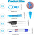 24 pieces Mini Highlighter Nurse Pen Pack Set Nurse Pens for Badge include 6 pieces Tip Highlighter 6 pieces Permanent Marker Pen And 6 pieces Ret...