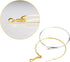 72PCS Earring Hoop Jewelry Making,URSMART Beading Hoop Earrings Finding Open Round Earring Hoops DIY Craft Supplies (30MM/40MM)...