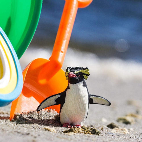 Safari Ltd. Wild Safari Sea Life - Rockhopper Penguin - Quality Construction from Phthalate, Lead and BPA Free Materials - for Ages 3 and Up...