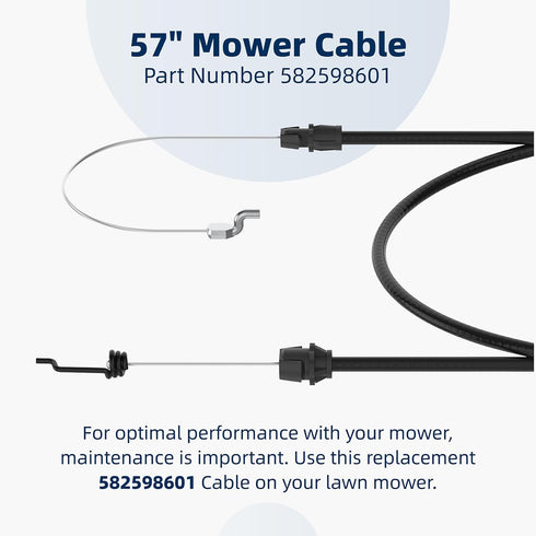 Ximoon 582598601 Drive Cable Suitable for Husqvarna Walk Behind Mower L221A LC221A, Repalcement for Husqvarna Self Propel Cable Lawn Mower Parts A...