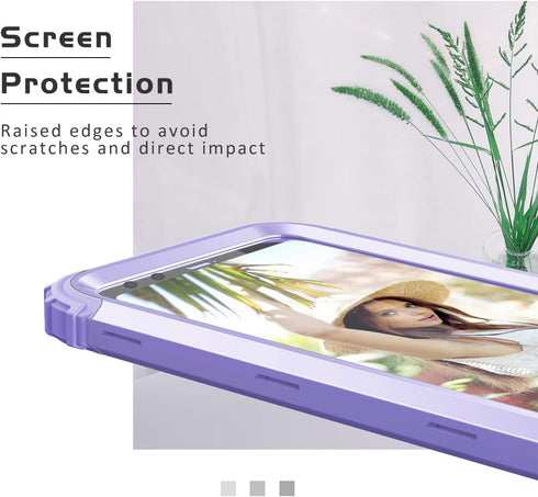 Phone Case for Google Pixel 4 Hard Cover Shockproof Soft Silicone Bumper Hybrid Three Layer Heavy Duty Protective Wireless Charging Cell Accessori...