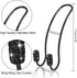 OTOSTAR 2 Pack Car Headrest Hooks Bling Handmade Crystal Multifunctional Car Back Seat Headrest Hangers Strong and Durable Auto Hooks Organizer Un...