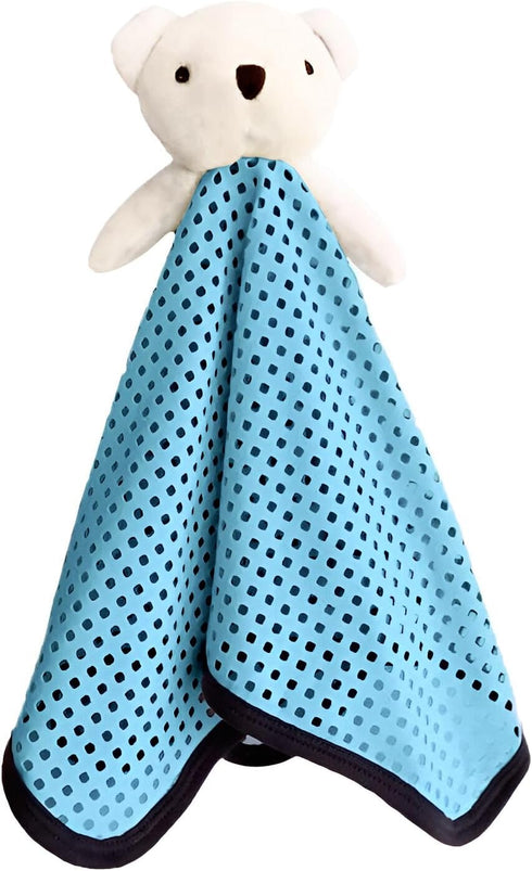 The Safer Baby Lovey | Breathable & Soft Security Blanket | Soft Blanket with Holes for Easy Breathing | Gender Neutral Snuggle Toy | Baby Gift fo...