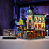 Kyglaring Glowing Clear Acrylic Name Plate with Power Base Designed for Lego Creator Boutique Hotel 10297 Building Set Sign Display (Glowing namep...