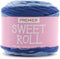 Premier Yarns Sweet Roll Yarn, Ideal Yarn for Crocheting and Knitting, Medium-Weight and Self-Striping Yarn, Made of Acrylic, Blueberry Swirl, 5 o...