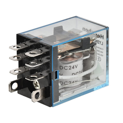 Gereral Purpose Relay, LY2NJ, 24VDC Coil, 10A 24VDC/220VAC, DPDT, LED Indicator...