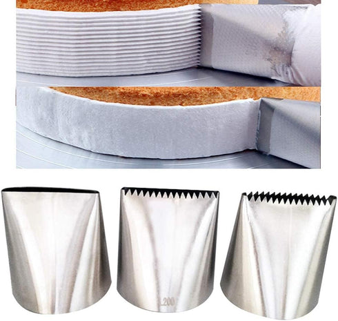 Piping Tips For Cake Decorating, Stainless Steel Icing Piping Nozzles For Pastry Fondant Decorating Tools (C)...