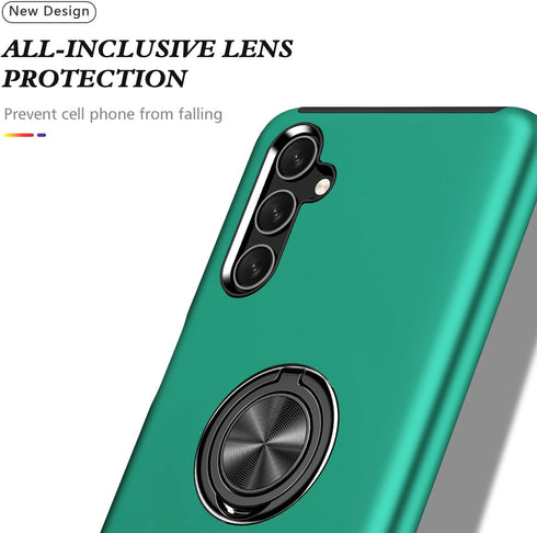 Galaxy A25 5G Case for Samsung A25 5G Case Military Grade Shockproof Built-in Ring Holder Kickstand Car Mount Armor Heavy Duty Protective Case for...