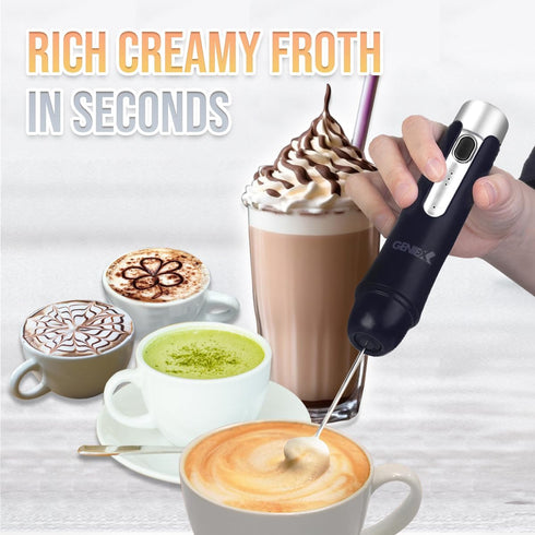 Hand held Frother Wand, Electric Milk Frother Matcha Whisk, Coffee Stirrers Electric mini whisk, 3-speed Hand frother, Drink mixer, Egg whisk, Ide...