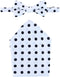CTM® Men's Polka Dot Bow Tie and Pocket Square...