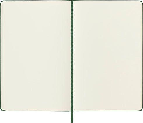 Moleskine Classic Notebook, Hard Cover, Large (5" x 8.25") Plain/Blank, Myrtle Green, 240 Pages...