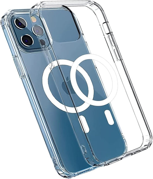Encased Magnetic Case with Holster for iPhone 12 / iPhone 12 Pro Belt Clip - Compatible with MagSafe (Clear)...