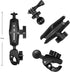Motorcycle Camera Mount Bike Handlebar Clamp 1/4 for Gopro 10/9/8/7 Gopro Max Insta 360 RS, 360 Degree Rotation Adjustable...