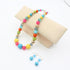 8-18mm Beads Necklace 18” Graduated Chunky Beaded Choker Necklaces with Earring Set for Women...