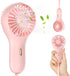 Handheld Fan Mini Portable Fan: Personal Hand Held Fan, USB Rechargeable Small Portable Fan, 3 Speeds Pocket Mini Fan, Powerful Makeup Eyelash Fan...