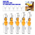 Countersink Drill Bit Set for Wood with Hex Key Wrench, 8mm Shank,10mm Countersink Diameter, Woodworking Counter Sinker Drill Bit Set Timber Carpe...