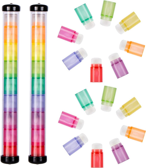 Yoseng Soft Bristle Finger Ink Blending Brushes Daubers for Painting, Drawing, Ink, Card Making, Commodities for Finger Painting,with Crafter Colo...