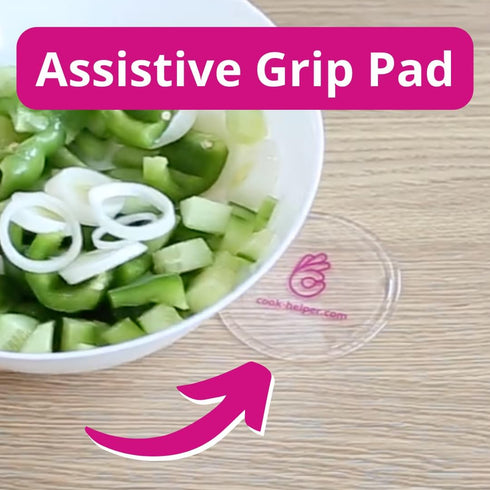 Non-Slip Grip Sticky Pad | Set of 3 | One-Handed Jar and Can Opener | Open bottles, cans and jars with one hand | Adaptive Kitchen Equipment | Ass...