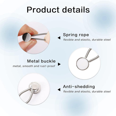 Clothing Button Extender,9 Pack Collar Extenders for Mens Shirts,Neck Button Extender Metal Extension Buckle for Dress Shirt Comfortable Tie Colla...