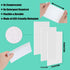 200 Pack Eraser Sheets Disposable Cleaning Sponge Thin Melamine Foam Sponge Eraser Nano White Eraser Wipes for Bathroom Kitchen Dish Furniture, Ha...