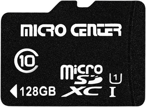 INLAND Micro Center 128GB Class 10 MicroSDXC Flash Memory Card with Adapter for Mobile Device Storage Phone, Tablet, Drone & Full HD Video Recordi...