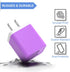 6Pack USB Wall Charger, iGENJUN 2.4A Dual USB Port Cube Power Plug Adapter Fast Phone Charger Block Charging Box Brick for iPhone 15/15 Pro/15 Pro...
