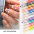 Nail Art Graffiti Pen Set 12Pcs Waterproof Drawing Marker Pen For Nails Neon Enamels Black White Quick Dry Nail Art Painting Pen DIY Abstract Line...