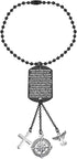 AKTAP Guardian Angel Car Pendant Prayer for Safe Travels Car Interior Car Rear View Mirror Hanging Vehicle Interior Gift for Divers (Safe Travels ...