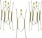 Plate Hangers for The Wall 8 inch Decorative Dish Display Tray Holder with Installation Hooks 5 Pack...