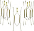 Plate Hangers for The Wall 8 inch Decorative Dish Display Tray Holder with Installation Hooks 5 Pack...