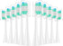 Replacement Toothbrush Heads 10 Pack Compatible with AquaSonic Black Series, Vibe Series, Black Series pro, and Duo Series pro Electric Toothbrush...