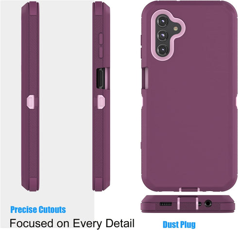 Case for Samsung Galaxy A13 5G, Galaxy A13 5G Phone Case, Shockproof Heavy Duty Full Body Protective Case Rugged Protection Defender Phone Cover, ...