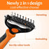 Undercoat rake for Dogs?Dog Deshedding Brush for Large Dogs?2 in 1 Dematting Comb & deShedding Tool for Long Hair Cats?Pet Hair Grooming Brush, Cl...