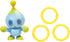 SONIC THE HEDGEHOG Action Figure 2.5 Inch Chao Collectible Toy Pink...