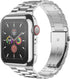 iiteeology Compatible with Apple Watch Band 45mm Series 9 8 7, Upgraded Stainless Steel Band with iWatch Screen Protector Case for Men Women Silve...