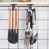 2pcs 360 °Rotation Utility Hooks, BAIEUEJO Under Cabinet Kitchen Hooks,Nail Free Adhesive Kitchen Utensils Hanging Hooks for Kitchen Utensils/Tool...