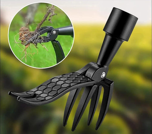 Stand Up Weed Puller Tool Weeding Head Replacement Metal Manual Weed Remover Handheld Weed Picker Tool for Outdoor Garden Lawn Without Bending,Kne...