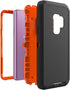 Case for Galaxy S9 Plus, Heavy-Duty Tough Rugged Shockproof Drop Protective Cover Cases for Samsung Galaxy S9 Plus, Black+Orange...