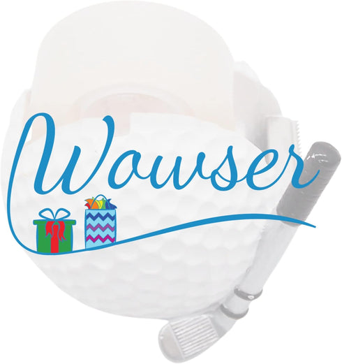 Golf Ball with Club Tape Dispenser, Sports Themed Desktop Accessory, Unique Office Supplies, Gifts for Men, 3.5 Inches...