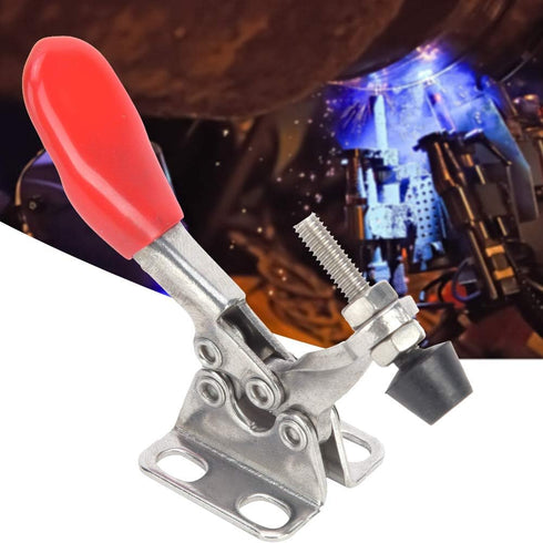2pcs Toggle Clamps 304 Stainless Steel 27KG GH-201-ASS Quick Welding Fixture Hand Tool...